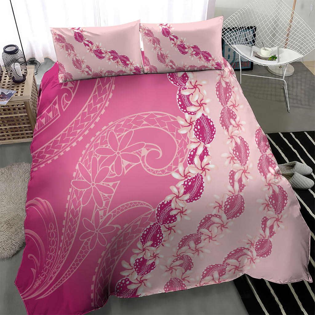 Heiva i Tahiti Bedding Set Tahitian Tiare Maori Cowrie Lei Pink LT14 - Polynesian Pride