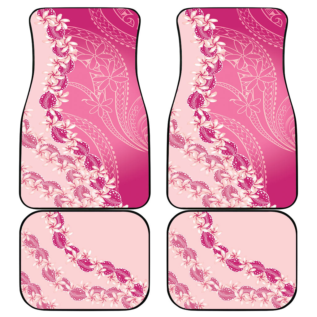 Heiva i Tahiti Car Mats Tahitian Tiare Maori Cowrie Lei Pink