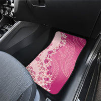 Heiva i Tahiti Car Mats Tahitian Tiare Maori Cowrie Lei Pink