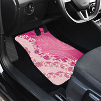 Heiva i Tahiti Car Mats Tahitian Tiare Maori Cowrie Lei Pink