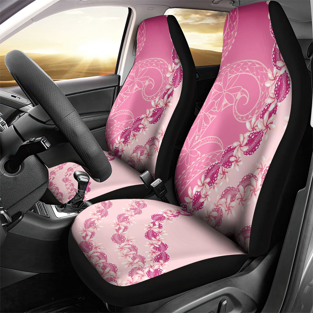 Heiva i Tahiti Car Seat Cover Tahitian Tiare Maori Cowrie Lei Pink