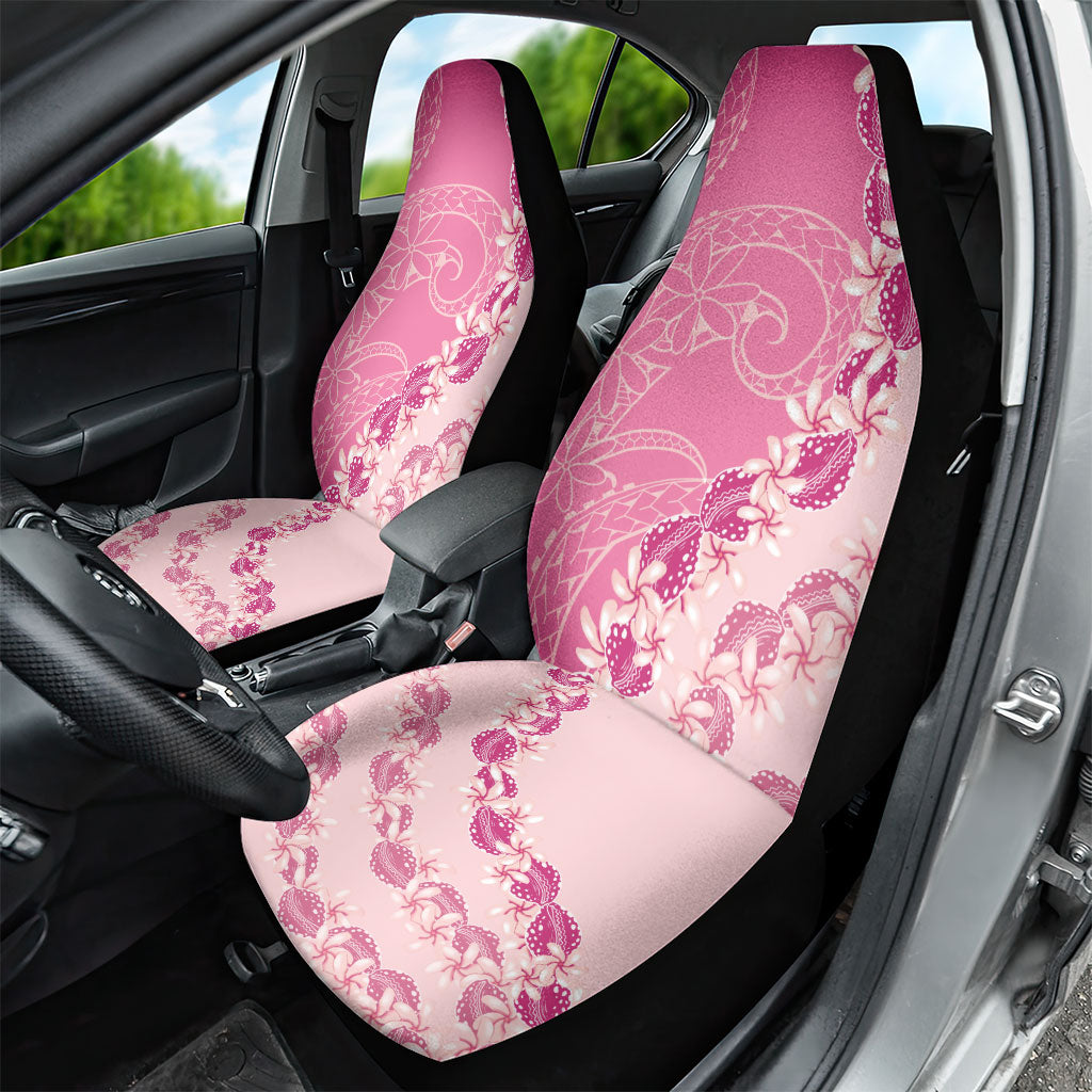 Heiva i Tahiti Car Seat Cover Tahitian Tiare Maori Cowrie Lei Pink