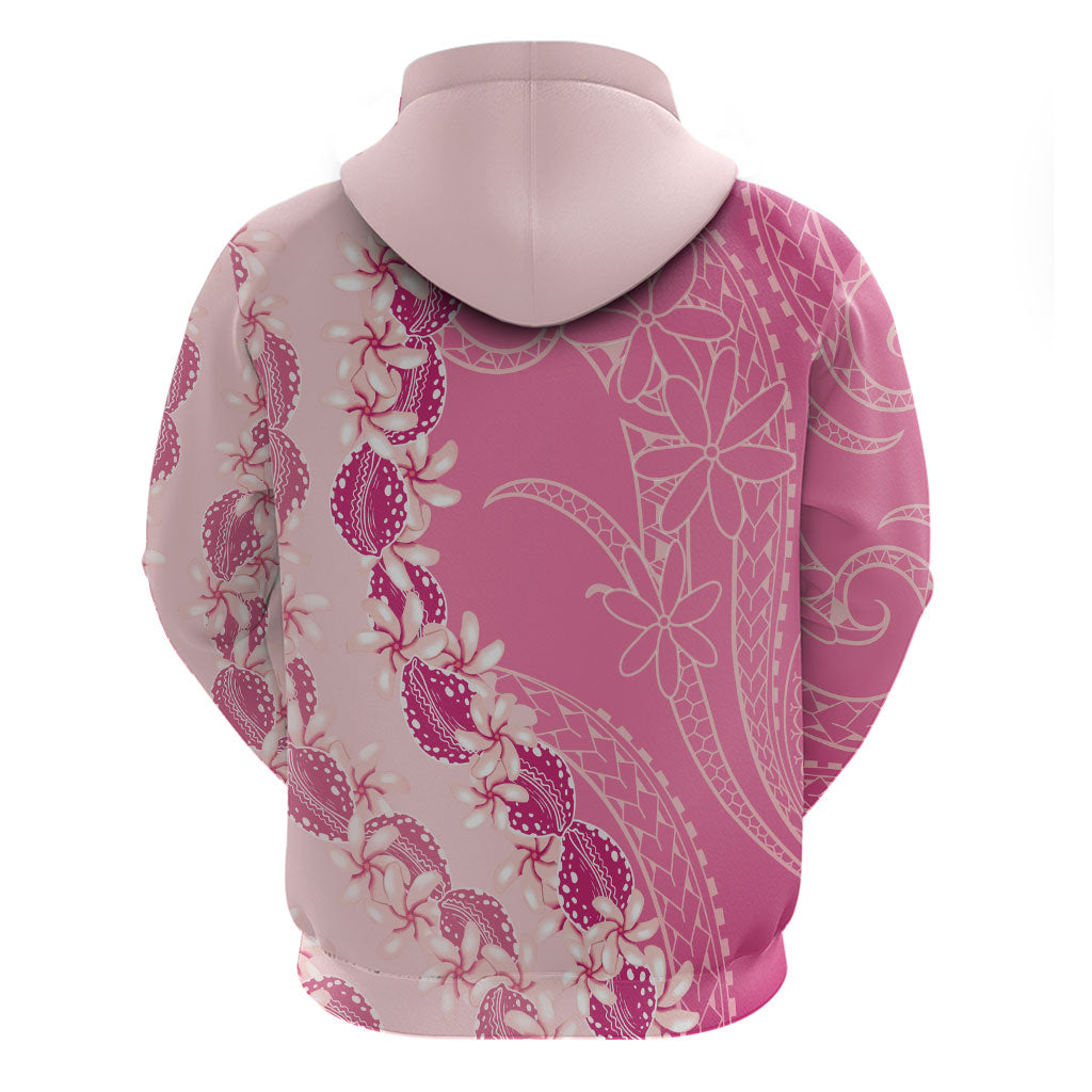 Heiva i Tahiti Hoodie Tahitian Tiare Maori Cowrie Lei Pink