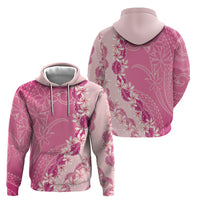 Heiva i Tahiti Hoodie Tahitian Tiare Maori Cowrie Lei Pink