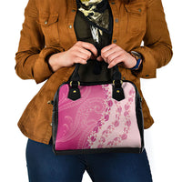 Heiva i Tahiti Shoulder Handbag Tahitian Tiare Maori Cowrie Lei Pink