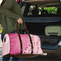 Heiva i Tahiti Travel Bag Tahitian Tiare Maori Cowrie Lei Pink