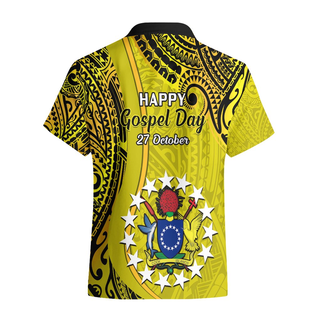27 October Aitutaki Island Gospel Day Hawaiian Shirt Cook Islands Tribal Pattern LT14 - Polynesian Pride