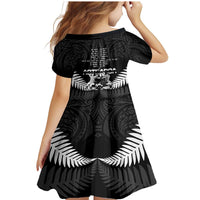 New Zealand Silver Fern Rugby Family Matching Mermaid Dress and Hawaiian Shirt Haka Dance With Aotearoa Maori Pattern LT14 - Polynesian Pride