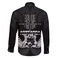 New Zealand Silver Fern Rugby Family Matching Puletasi and Hawaiian Shirt Haka Dance With Aotearoa Maori Pattern LT14 - Polynesian Pride