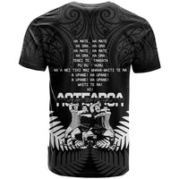 New Zealand Silver Fern Rugby T Shirt Haka Dance With Aotearoa Maori Pattern