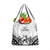 Fiji Tapa Rugby Grocery Bag Cibi Dance With Fijian Pattern