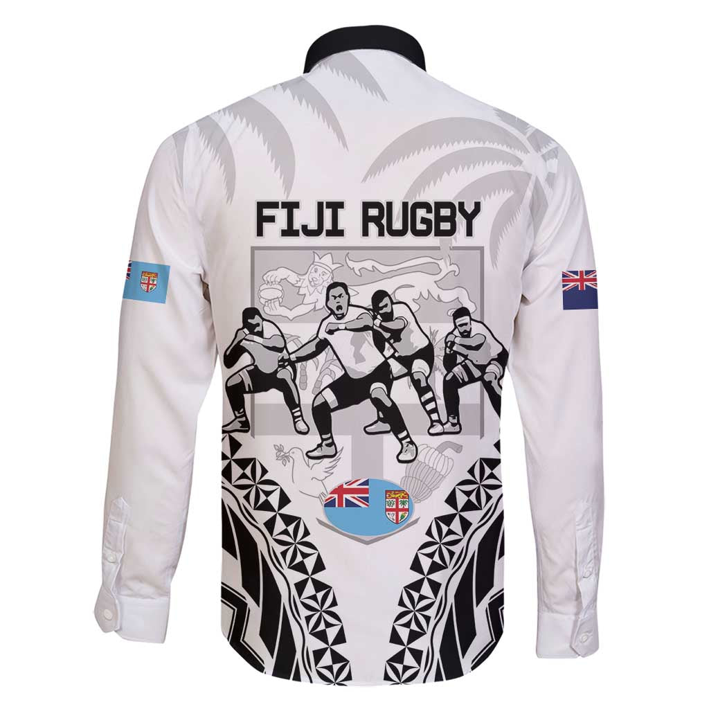 New Zealand And Fiji Tapa Rugby Family Matching Long Sleeve Bodycon Dress and Hawaiian Shirt Haka Dance Mix Cibi Dance Together LT14 - Polynesian Pride