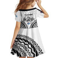 New Zealand And Fiji Tapa Rugby Family Matching Short Sleeve Bodycon Dress and Hawaiian Shirt Haka Dance Mix Cibi Dance Together LT14 - Polynesian Pride