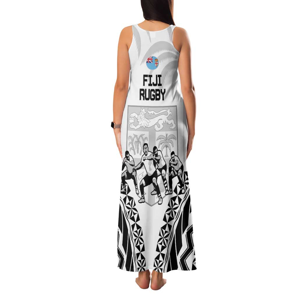 New Zealand And Fiji Tapa Rugby Family Matching Tank Maxi Dress and Hawaiian Shirt Haka Dance Mix Cibi Dance Together LT14 - Polynesian Pride