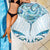 New Zealand Manta Ray Tattoo Beach Blanket Aotearoa Maori Haehae Paua Shell - Polynesian Pride