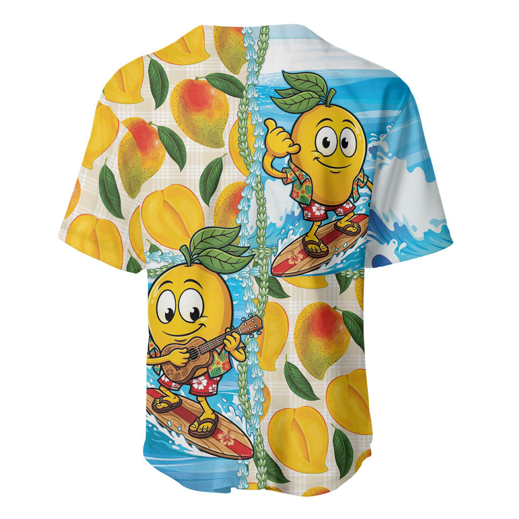 Aloha Hawaii Summer Baseball Jersey Hawaiian Lei Surfing Mango Palaka Motifs