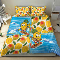 Aloha Hawaii Summer Bedding Set Hawaiian Lei Surfing Mango Palaka Motifs