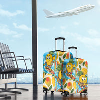 Aloha Hawaii Summer Luggage Cover Hawaiian Lei Surfing Mango Palaka Motifs