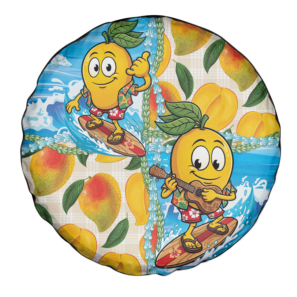 Aloha Hawaii Summer Spare Tire Cover Hawaiian Lei Surfing Mango Palaka Motifs