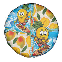 Aloha Hawaii Summer Spare Tire Cover Hawaiian Lei Surfing Mango Palaka Motifs