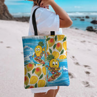 Aloha Hawaii Summer Tote Bag Hawaiian Lei Surfing Mango Palaka Motifs