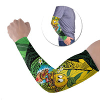 Hawaii Surfing Mango Arm Sleeves Manako Polynesian Fish Hook