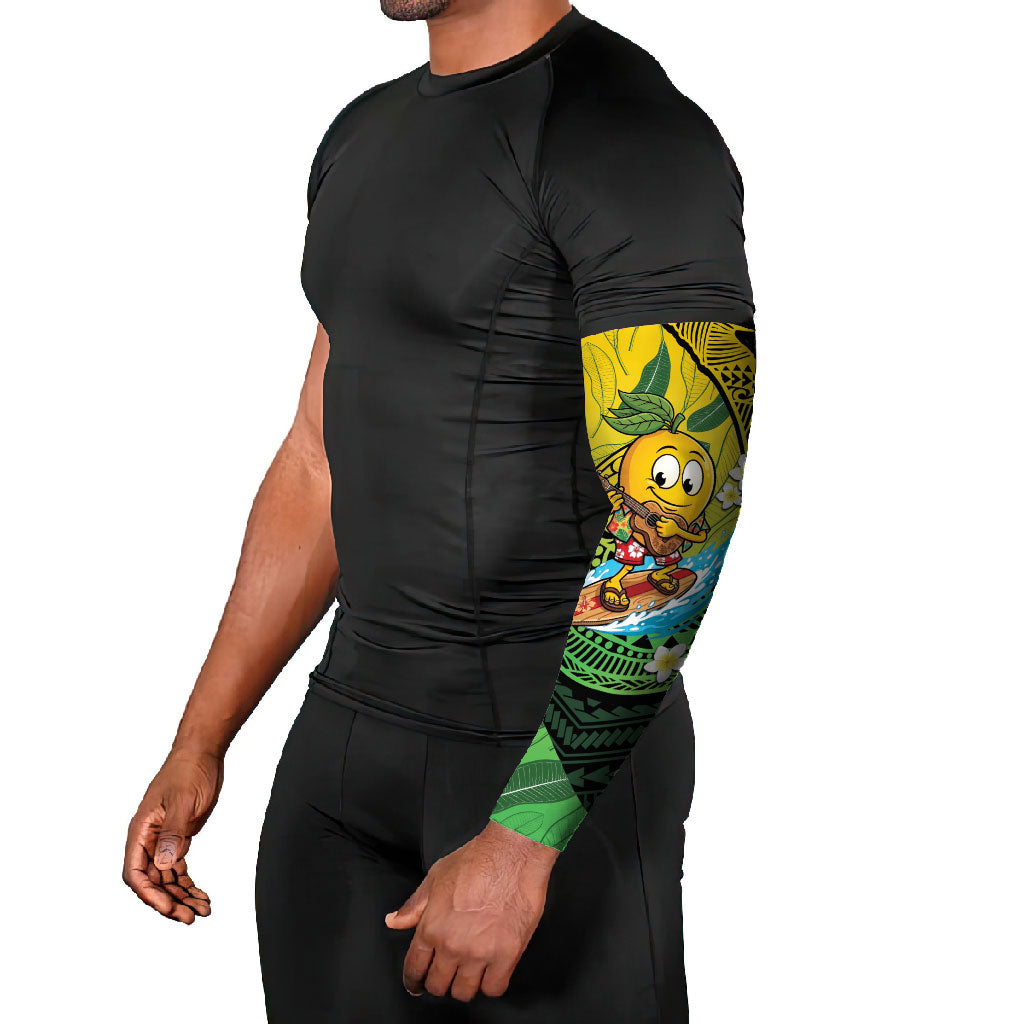 Hawaii Surfing Mango Arm Sleeves Manako Polynesian Fish Hook