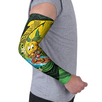 Hawaii Surfing Mango Arm Sleeves Manako Polynesian Fish Hook