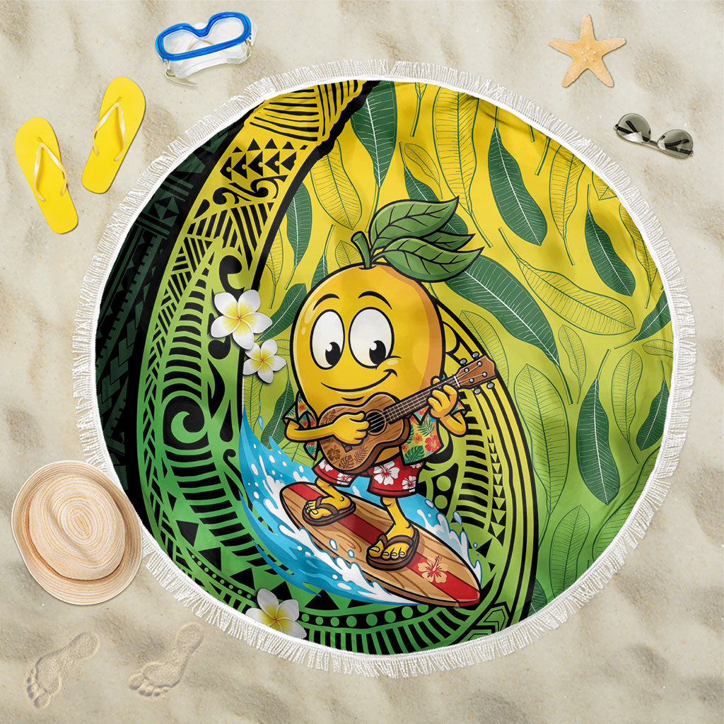 Hawaii Surfing Mango Beach Blanket Manako Polynesian Fish Hook