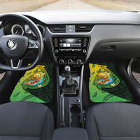 Hawaii Surfing Mango Car Mats Manako Polynesian Fish Hook