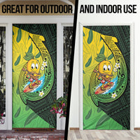 Hawaii Surfing Mango Door Cover Manako Polynesian Fish Hook