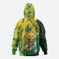 Hawaii Surfing Mango Hoodie Manako Polynesian Fish Hook