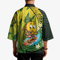Hawaii Surfing Mango Kimono Manako Polynesian Fish Hook