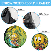 Hawaii Surfing Mango Spare Tire Cover Manako Polynesian Fish Hook