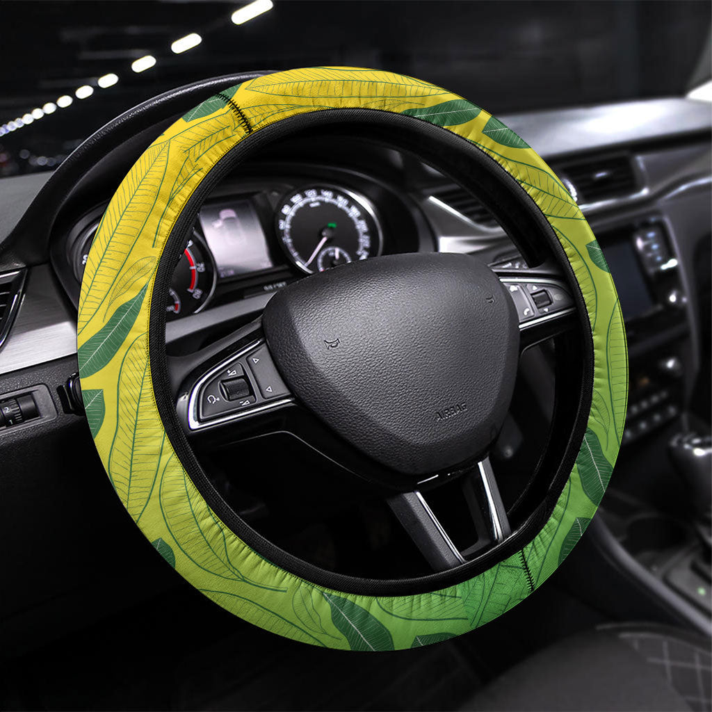 Hawaii Surfing Mango Steering Wheel Cover Manako Polynesian Fish Hook