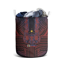 Filipino Barong Tagalog Inspired Laundry Basket Mabuhay Philippines Festival Polynesian Pattern LT14 - Polynesian Pride
