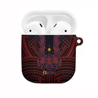 Filipino Barong Tagalog Inspired AirPods Case Mabuhay Philippines Festival Polynesian Pattern LT14 Black - Polynesian Pride