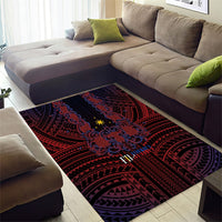 Filipino Barong Tagalog Inspired Area Rug Mabuhay Philippines Festival Polynesian Pattern LT14 - Polynesian Pride