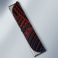 Filipino Barong Tagalog Inspired Auto Sun Shade Mabuhay Philippines Festival Polynesian Pattern LT14 - Polynesian Pride