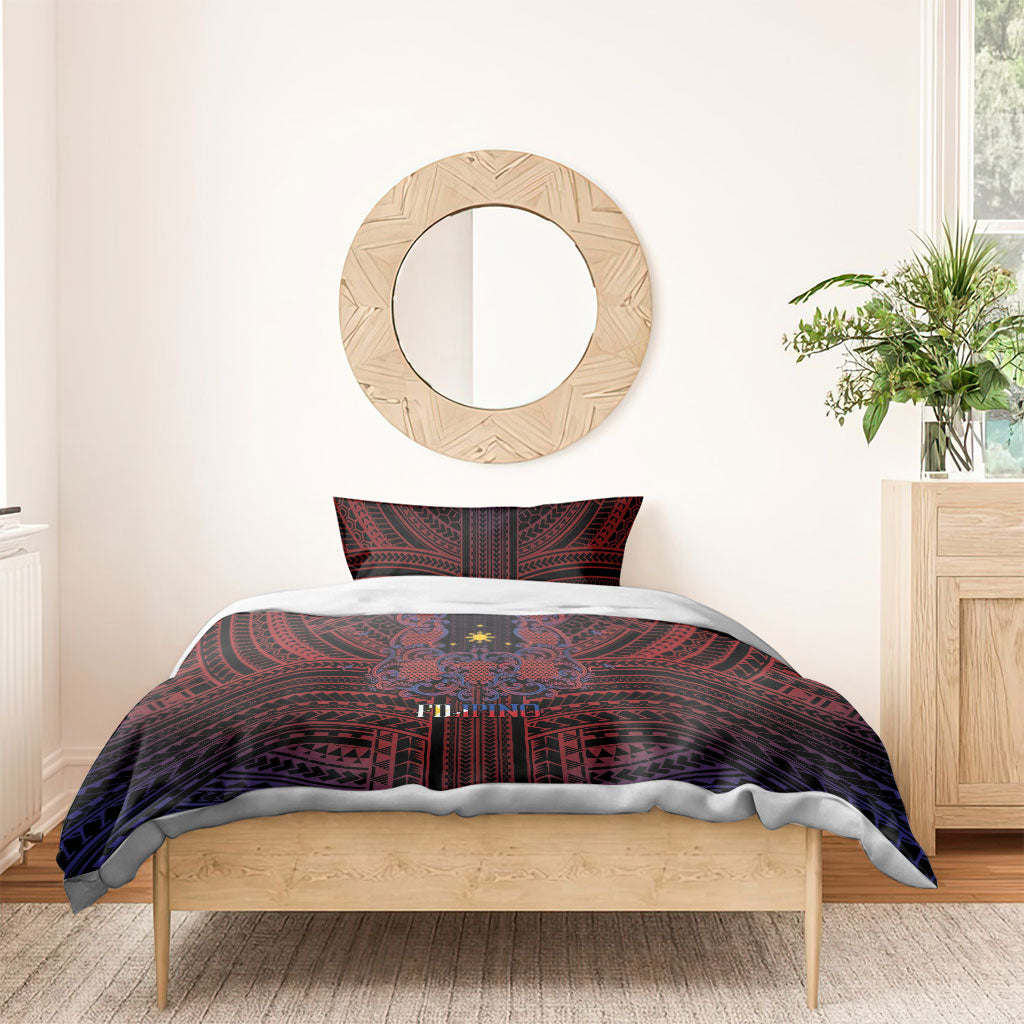 Filipino Barong Tagalog Inspired Bedding Set Mabuhay Philippines Festival Polynesian Pattern LT14 - Polynesian Pride