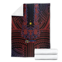Filipino Barong Tagalog Inspired Blanket Mabuhay Philippines Festival Polynesian Pattern LT14 - Polynesian Pride