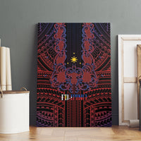 Filipino Barong Tagalog Inspired Canvas Wall Art Mabuhay Philippines Festival Polynesian Pattern LT14 - Polynesian Pride