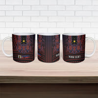 Filipino Barong Tagalog Inspired Personalised Ceramic Mug Mabuhay Philippines Festival Polynesian Pattern LT14 - Polynesian Pride
