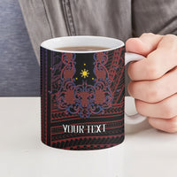 Filipino Barong Tagalog Inspired Personalised Ceramic Mug Mabuhay Philippines Festival Polynesian Pattern LT14 - Polynesian Pride