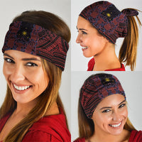 Filipino Barong Tagalog Inspired Neck Gaiter Mabuhay Philippines Festival Polynesian Pattern LT14 - Polynesian Pride