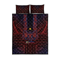 Filipino Barong Tagalog Inspired Quilt Bed Set Mabuhay Philippines Festival Polynesian Pattern LT14 - Polynesian Pride