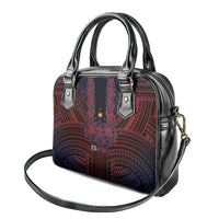 Filipino Barong Tagalog Inspired Shoulder Handbag Mabuhay Philippines Festival Polynesian Pattern LT14 - Polynesian Pride
