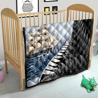 Personalised New Zealand Pakeha Quilt Kiwi Silver Fern and Sailing Ship Compass LT14 - Polynesian Pride
