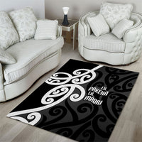 Lil Pakeha Lil Maori New Zealand Area Rug Kiwi Proud Mangopare Pattern LT14 - Polynesian Pride