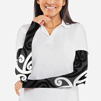Lil Pakeha Lil Maori New Zealand Arm Sleeves Kiwi Proud Mangopare Pattern LT14 - Polynesian Pride